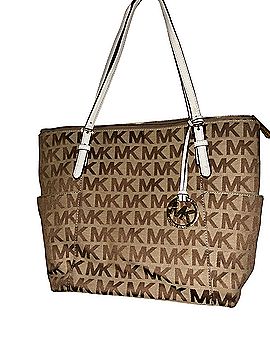 Michael Kors Leather Tote (view 1)