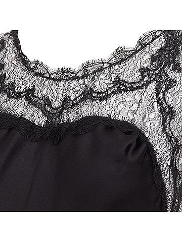 Nina Ricci Nina Ricci intricate lace trim silk camisole dress (view 2)
