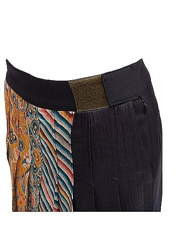 Dries Van Noten Dries Van Noten dragon pleated kilt trousers (view 2)