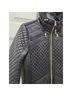 Michael Kors 100% Nylon 100% Polyester 94% Polyester 6% Spandex 100% Modacrylic Argyle Solid Black Gold Jacket Size S - photo 5
