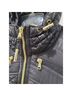 Michael Kors 100% Nylon 100% Polyester 94% Polyester 6% Spandex 100% Modacrylic Argyle Solid Black Gold Jacket Size S - photo 6