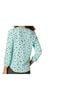 Amazon Essentials 100% Viscose Polka Dots Multi Color Teal Blouse Size XXL - photo 2