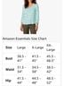 Amazon Essentials 100% Viscose Polka Dots Multi Color Teal Blouse Size XXL - photo 4