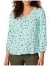 Amazon Essentials 100% Viscose Polka Dots Multi Color Teal Blouse Size XXL - photo 1