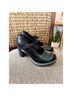Dr. Martens 100% Leather Black Heels Size 6 - photo 5