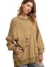 Blue Velvet 100% Cotton Green Pullover Sweater Size L - photo 1
