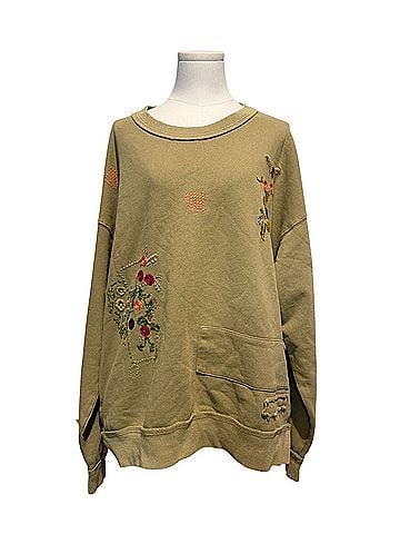 Blue Velvet Pullover Sweater (view 2)