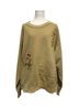 Blue Velvet 100% Cotton Green Pullover Sweater Size L - photo 2