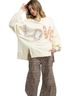 Blue Velvet 100% Cotton Ivory Pullover Sweater Size L - photo 4