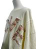 Blue Velvet 100% Cotton Ivory Pullover Sweater Size L - photo 7