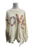 Blue Velvet 100% Cotton Ivory Pullover Sweater Size L - photo 2
