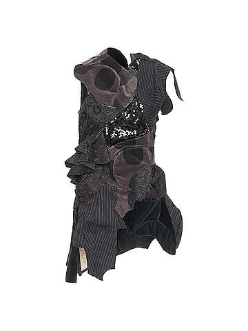 Comme des Garçons Comme Des Garcons patchwork mini skirt (view 1)