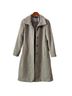 Cole Haan Solid Gray Wool Coat Size 2 - photo 4