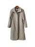 Cole Haan Solid Gray Wool Coat Size 2 - photo 5