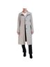 Cole Haan Solid Gray Wool Coat Size 2 - photo 1