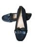Coach Print Black Silver Flats Size 7 1/2 - photo 1