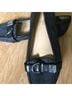 Coach Print Black Silver Flats Size 7 1/2 - photo 3