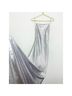 Mango 100% Polyester Silver Cocktail Dress Size 6 - photo 10