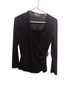Notations Paisley Black Red Long Sleeve Top Size S - photo 1