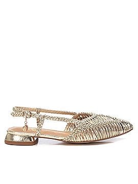 XTI Women's Metallic Braided Slingback Flats (view 1)