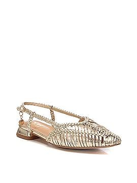 XTI Women's Metallic Braided Slingback Flats (view 2)