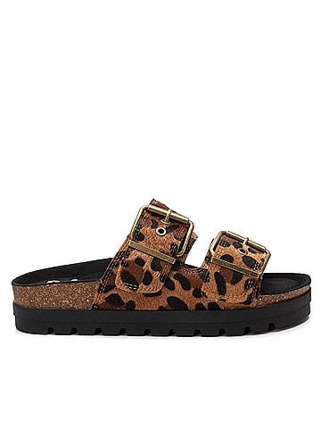 XTI Women's Textured Platform Sliders Sandals (view 1)