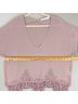 Astr 100% Polyester Pink Short Sleeve Blouse Size L - photo 8