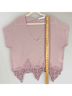 Astr 100% Polyester Pink Short Sleeve Blouse Size L - photo 5