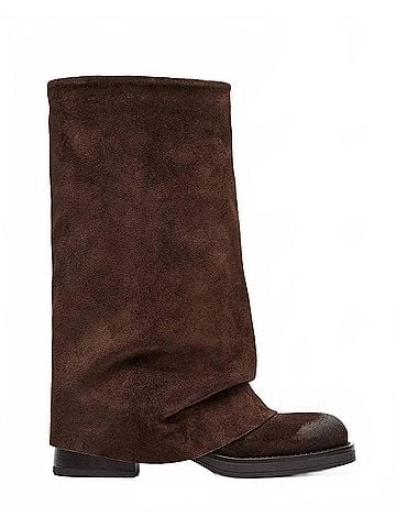 Steve Madden Women's Benton Boot in Brown Suede (view 1)