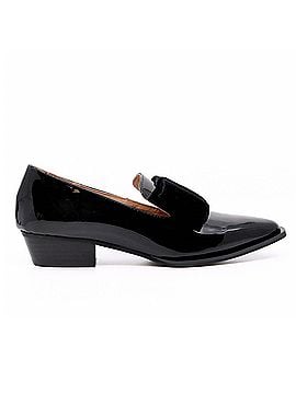 All Black Women's Pat And Bow Loafers in Black (view 1)