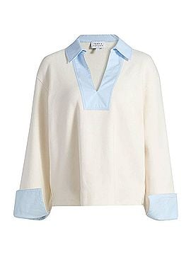 Tanya Taylor Whitney Top in White (view 2)