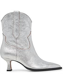 Dolce Vita Women's Angel Metallic Leather Boot in Silver (view 1)
