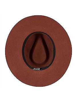 Dorfman Pacific Women's Dona Aztec Band Felt Hat in Rust (view 2)
