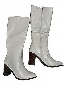 Top Moda Women's Regent Boots in White (view 2)