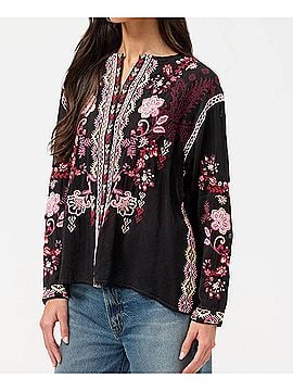 Johnny Was Women's Karol Shirt in Black (view 2)