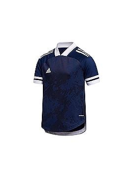 Adidas Boy's Condivo 20 Short Sleeve Jersey in Team Navy Blue (view 1)