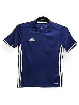 Adidas Boy's Condivo 16 Short Sleeve Jersey in Dark Blue (view 1)