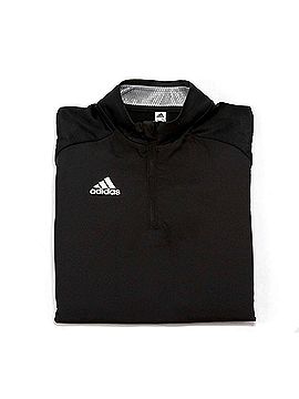 Adidas Boy's Condivo 20 Long Sleeve Warm Top in Black (view 2)