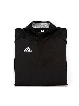 Adidas Boy's Condivo 20 Long Sleeve Warm Top in Black (view 2)