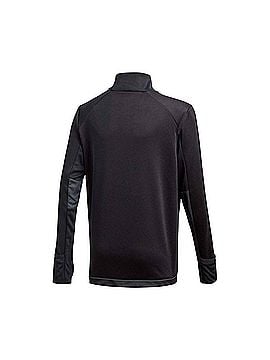 Adidas Boy's Tiro 17 Long Sleeve Training Top in Black (view 2)