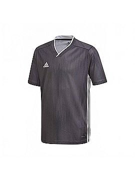 Adidas Boy's Tiro 19 Jersey in Solid Gray (view 1)