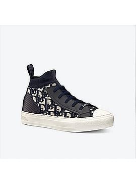Dior Women's Oblique Technical Sneakers in Deep Blue (view 2)