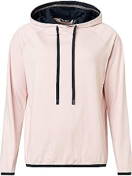 abacus Women's Loop Long Sleeves Drycool Golf Hoodie in Blossom (view 2)