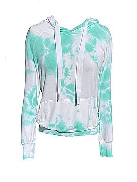 LVHR Sabina Hoodie in Mint Tie Dye (view 1)