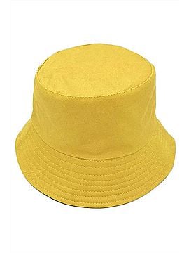 Hana Women's Bucket Hat in Yellow (view 1)