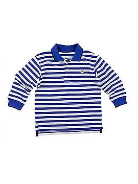 Florence Eiseman Kid's Long Sleeve Football Polo 7 Mo in Royal/White (view 1)