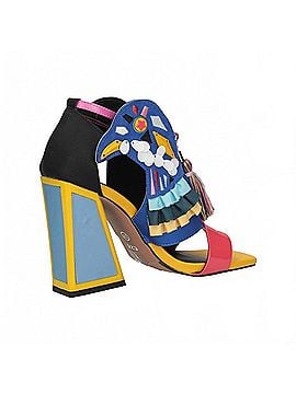 exe Women's Dominic High Heel Sandal in Coral (view 2)