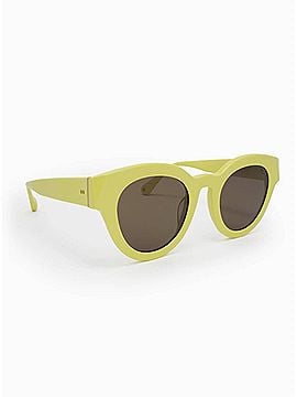 APERCU Women's Le Rond Sunglasses in Citron (view 1)