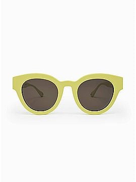 APERCU Women's Le Rond Sunglasses in Citron (view 2)