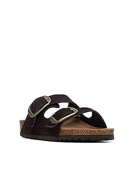 XTI Women's Double Strap Buckle Sandals in Brown (view 2)